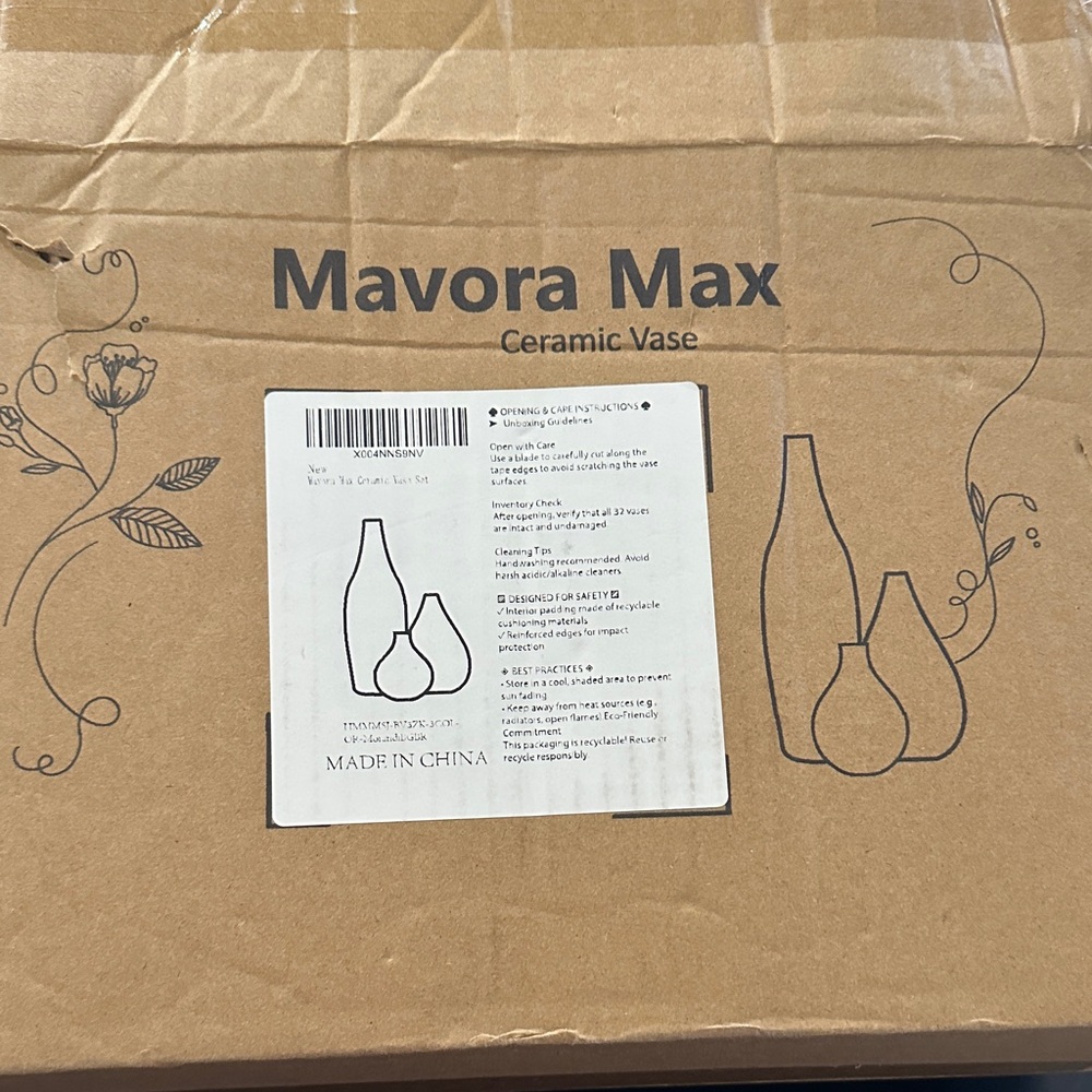 Mavora Max Ceramic Vase